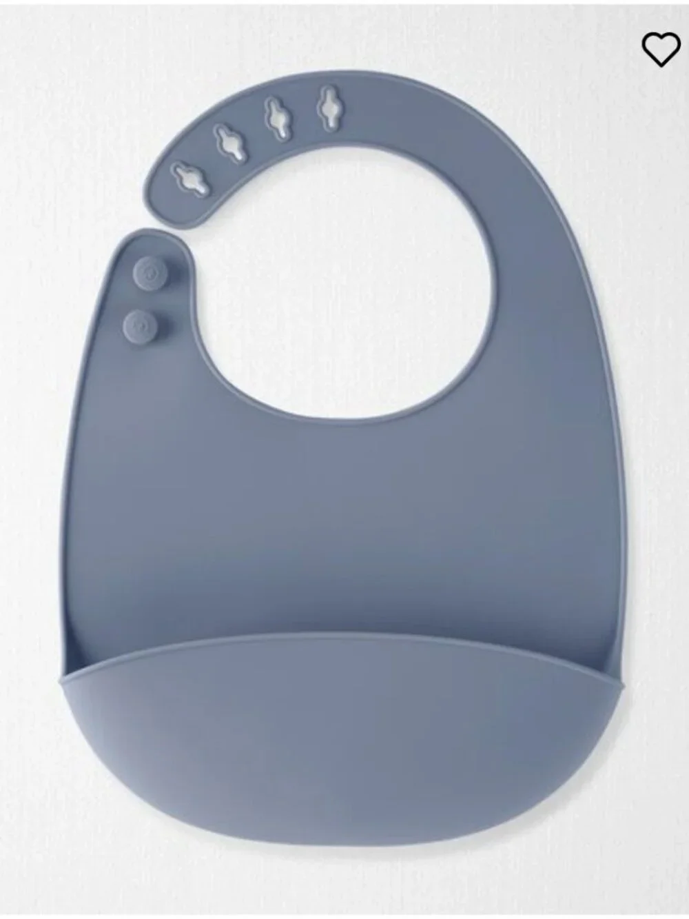 NWT Little Planet Carter's Silicone Baby Bibs (SET of 2: Gray and Blue)